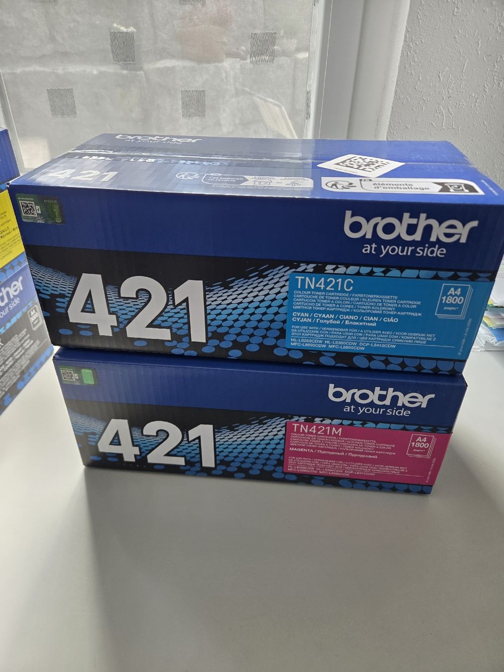 Brother Cartucce per stampanti & toner: Neue Originale Brother 421 Druckerpatronen-Set – Nuovo e nell'imballaggio originale da Würenlingen venduto da CayenneExpress 1