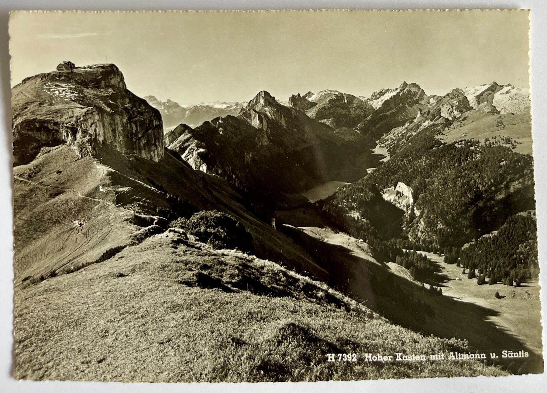 Cartoline postali: HOHER KASTEN - Berggasthaus 1958 – Usato da Lutry venduto da Ediego