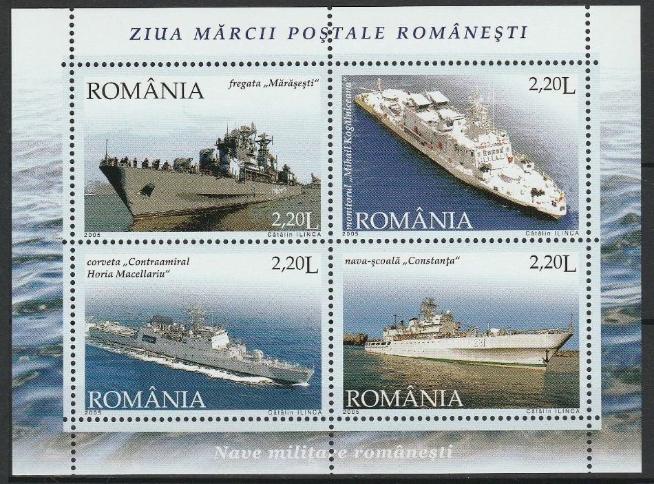 Tutti i francobolli: Rumänien 2005 Kriegsschiffe postfrisch – Nuovo (secondo la descrizione) da Lausanne venduto da dsi_7l2q
