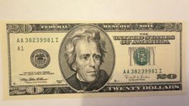 USA – 20 Dollars 1996 – Ancien billet – Andrew Jackson –