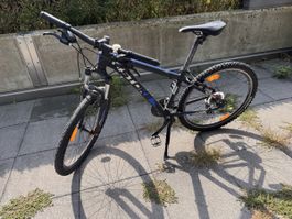Kinder Mountainbike Stoke schwarz blau gebraucht