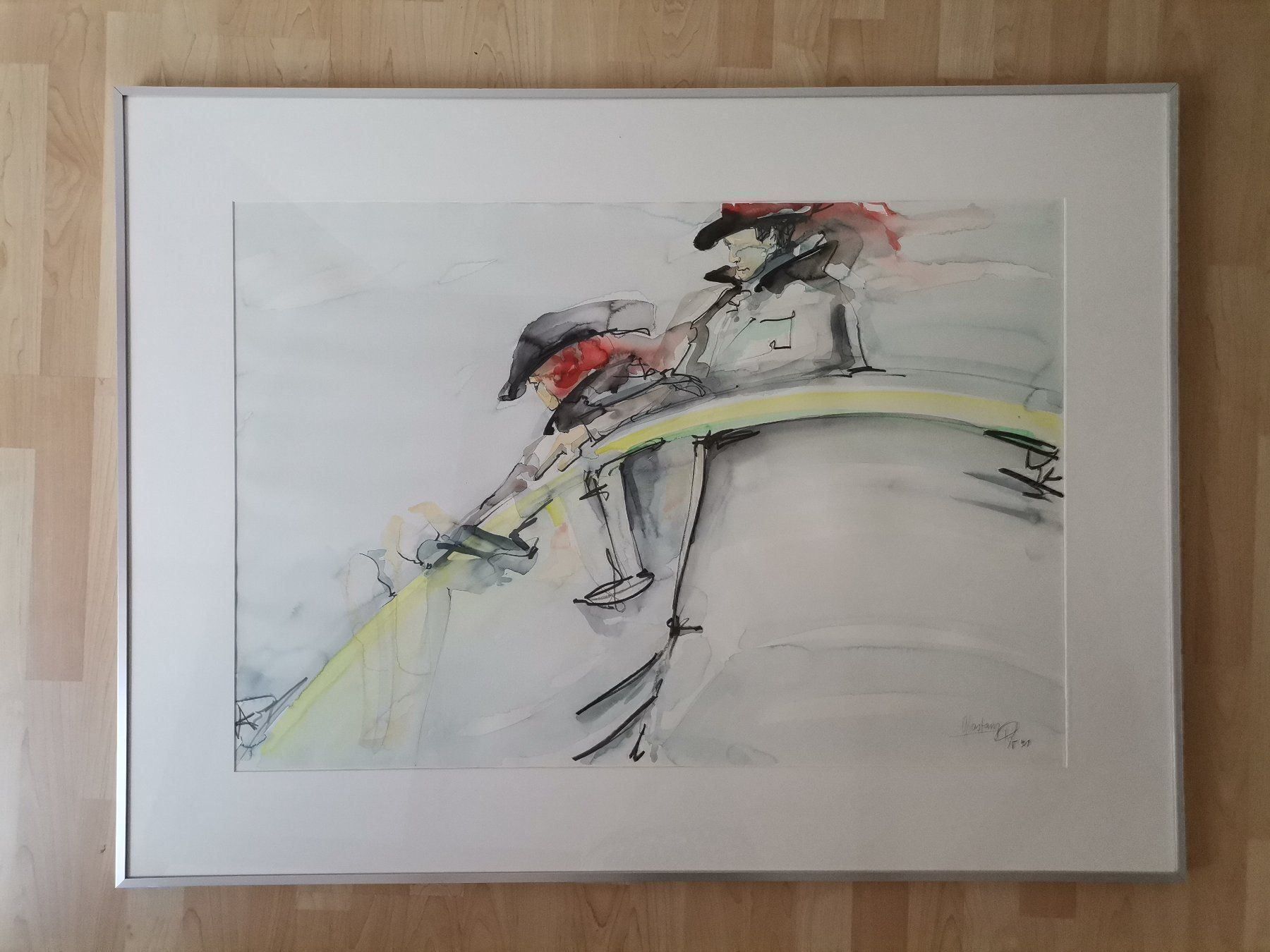 Dipinti: Kunst, Aquarell, Peter Steinmann 1991 – Usato da Luzern venduto da Shayenne2 1