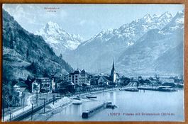 Flüelen - Panorama antik