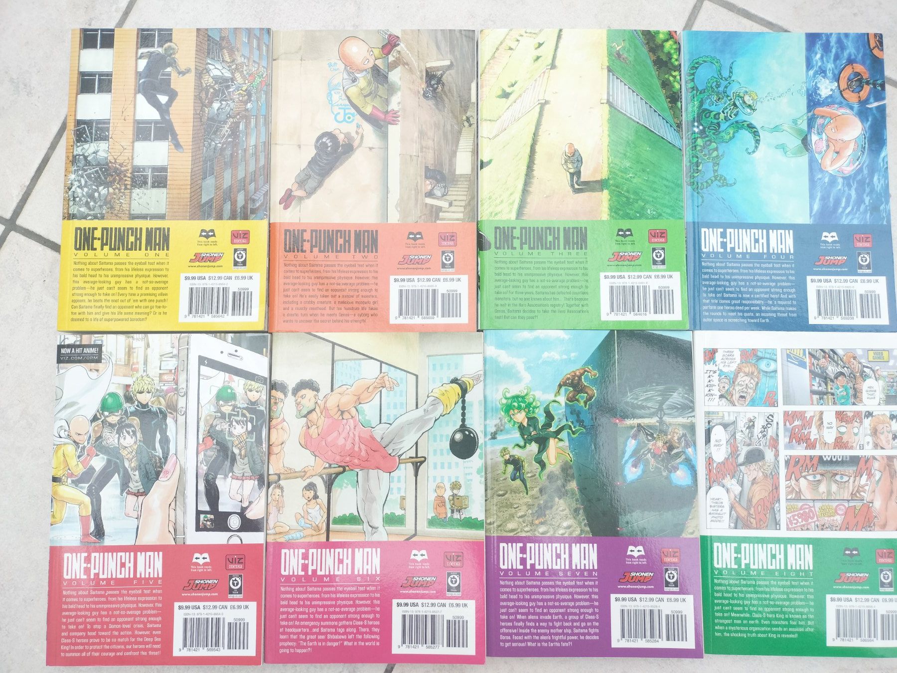 Fumetti: One Punch Man Manga 1-8 Englisch – Usato da Wil SG venduto da kaizzen 1