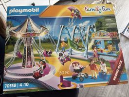 PLAYMOBIL Family Fun 70558 - Grosser Vergnügungspark