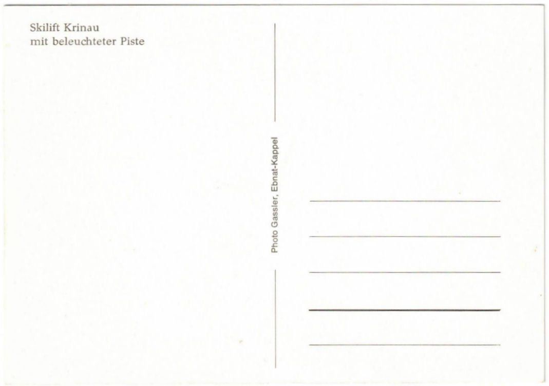 Cartoline postali: Krinau - Skilift – Usato da Binningen venduto da Mountainrider 1