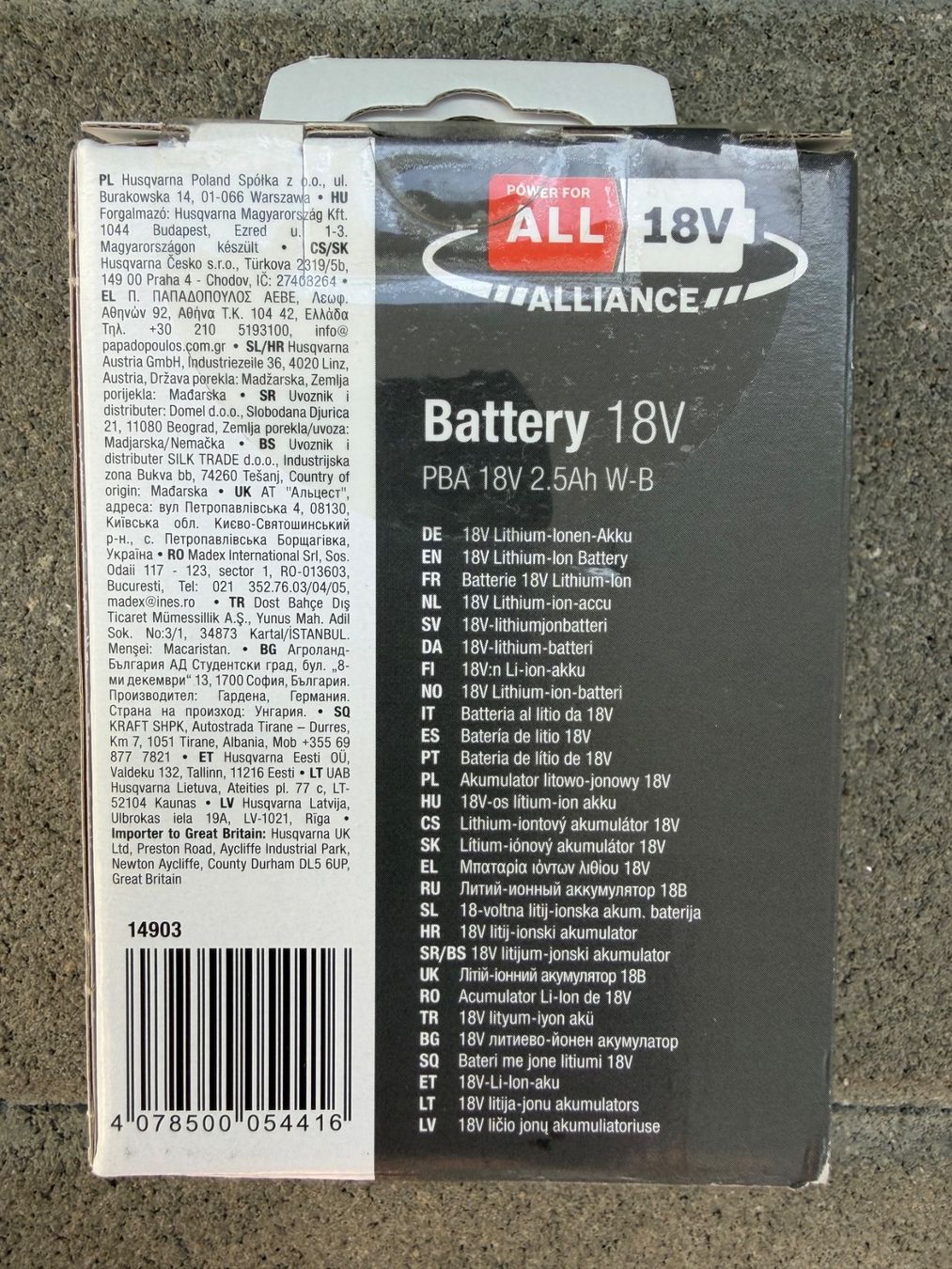 Bosch Caricatori & Batterie: Bosch batterie PBA 18V 2.5 Ah – Nuovo e nell'imballaggio originale da St-Gingolph venduto da GoldenKeys 2