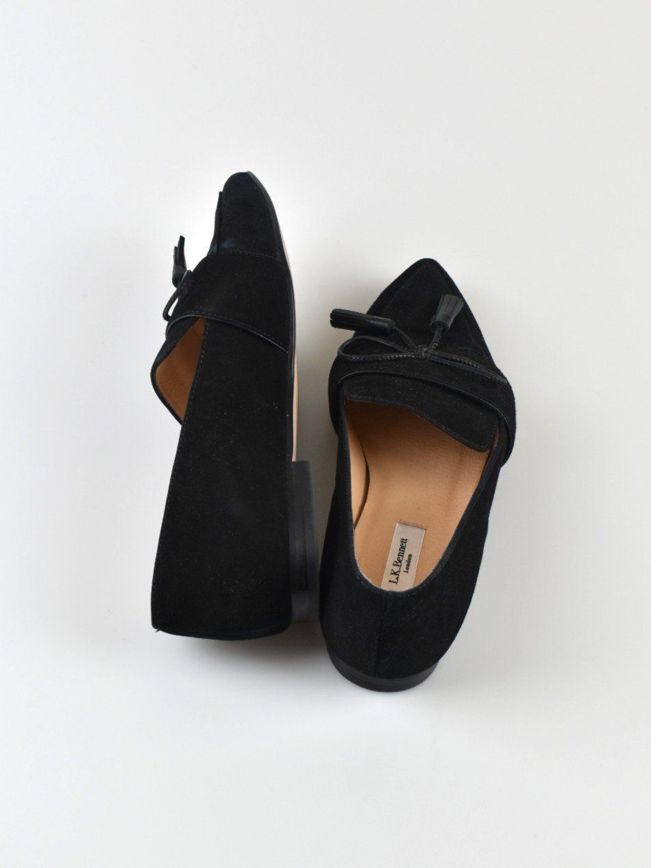 Scarpe da donna: L.K. Bennett Loafers, Gr.36, schwarz, Wildleder – Usato da Nürensdorf venduto da 2ND_STORY 4