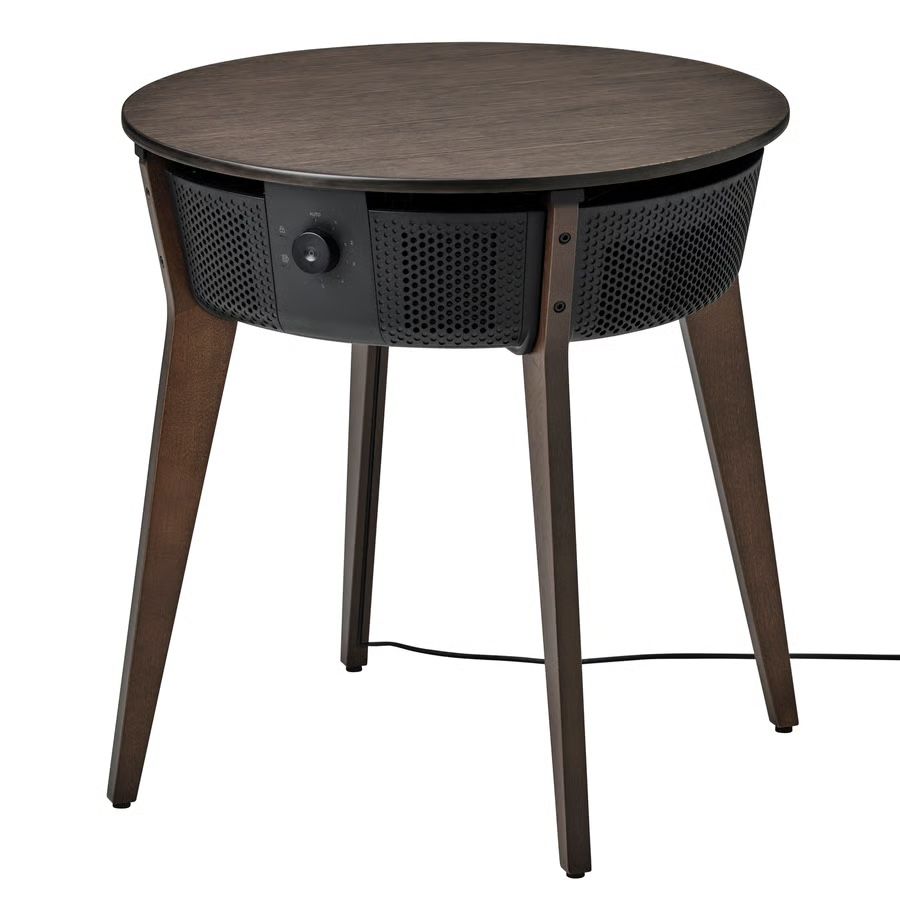Ikea Purificatori d'aria: IKEA STARKVIND Tisch mit Luftreiniger dunkelbraun  – Usato da Bern venduto da holaasoyflora