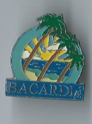 Plaketten & Abzeichen: Bacardi Rum - Pin – Gebraucht aus Zürich von t24_de