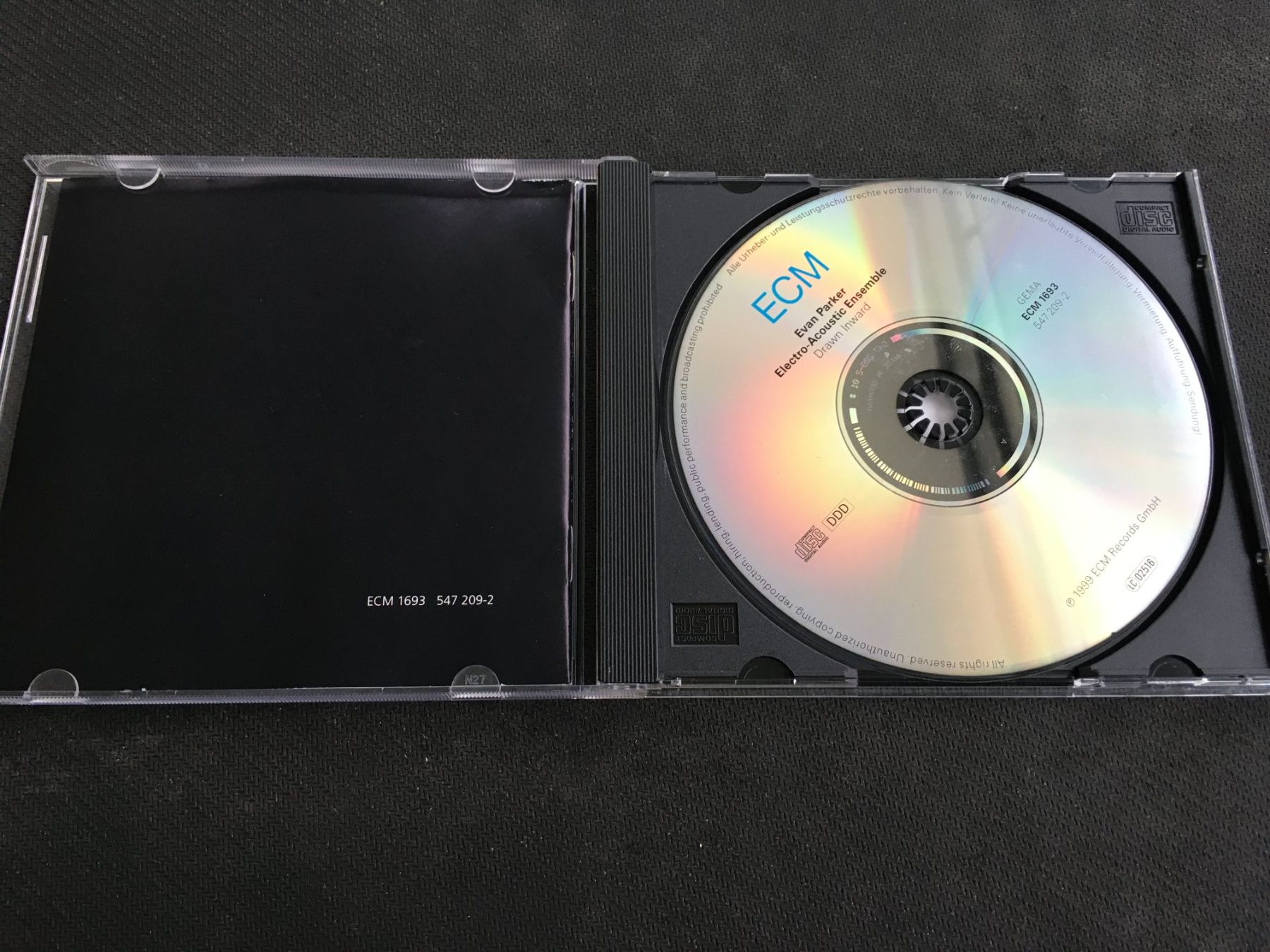 CDs: Evan Parker - Electro-Acoustic Ensemble - Drawn Inward -CD- – Gebraucht aus St.Gallen von MedienJoe 3