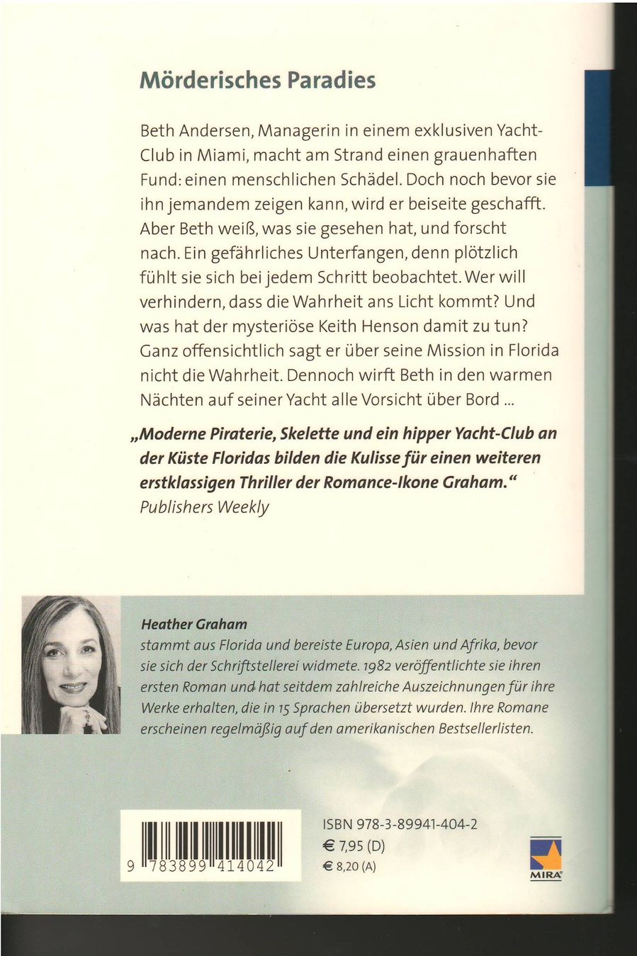 Libri: Heather Graham  -  Mörderisches Paradies – Usato da Lyss venduto da Zon 1