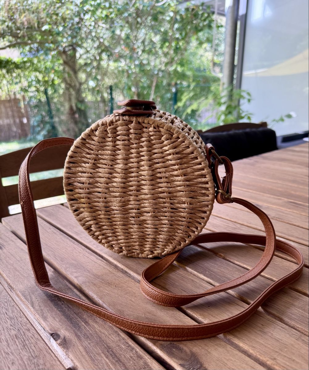 Borse da donna: Rattan Tasche rund  – Nuovo (secondo la descrizione) da Niederwangen BE venduto da Schatam