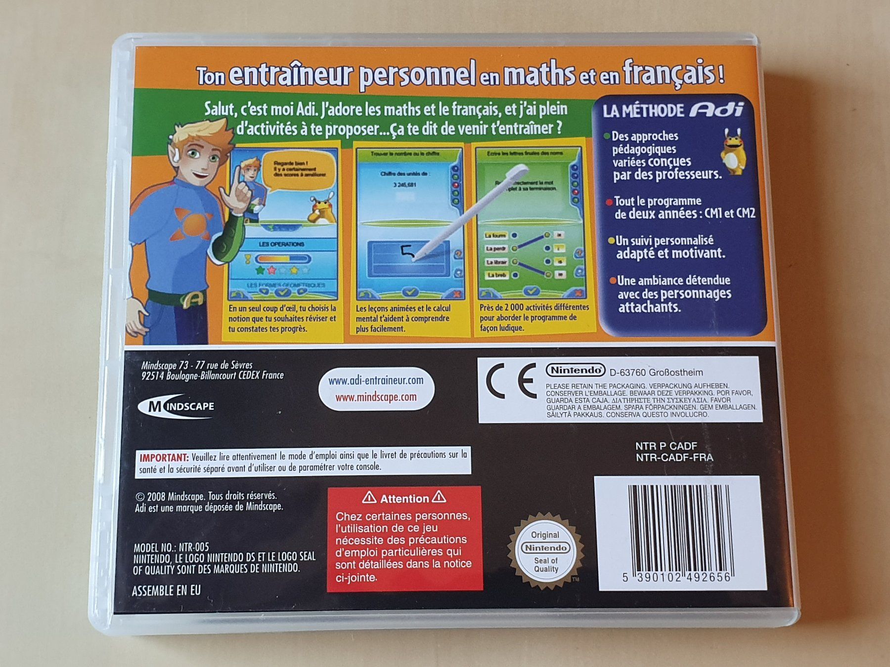 Nintendo Jeux: Adi l'entraineur – D'occasion à Stansstad par collectorsshop 1