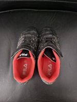 Fila Fussballschuhe Kinder schwarz Grösse 32 Klettverschluss