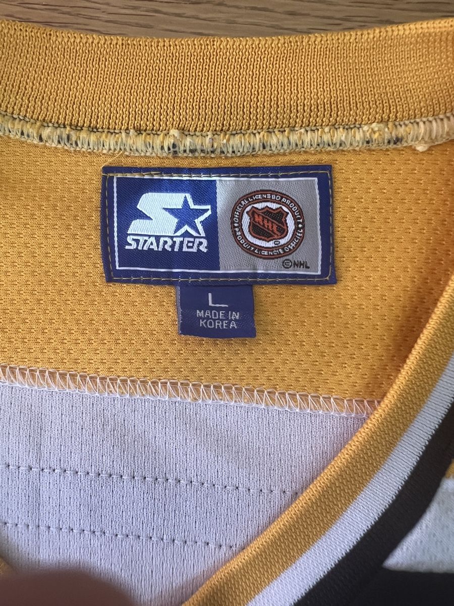 Starter Canottiere & Pantaloni: Pittsburgh Penguins Vintage Trikot – Usato da Baden venduto da studiOli 2
