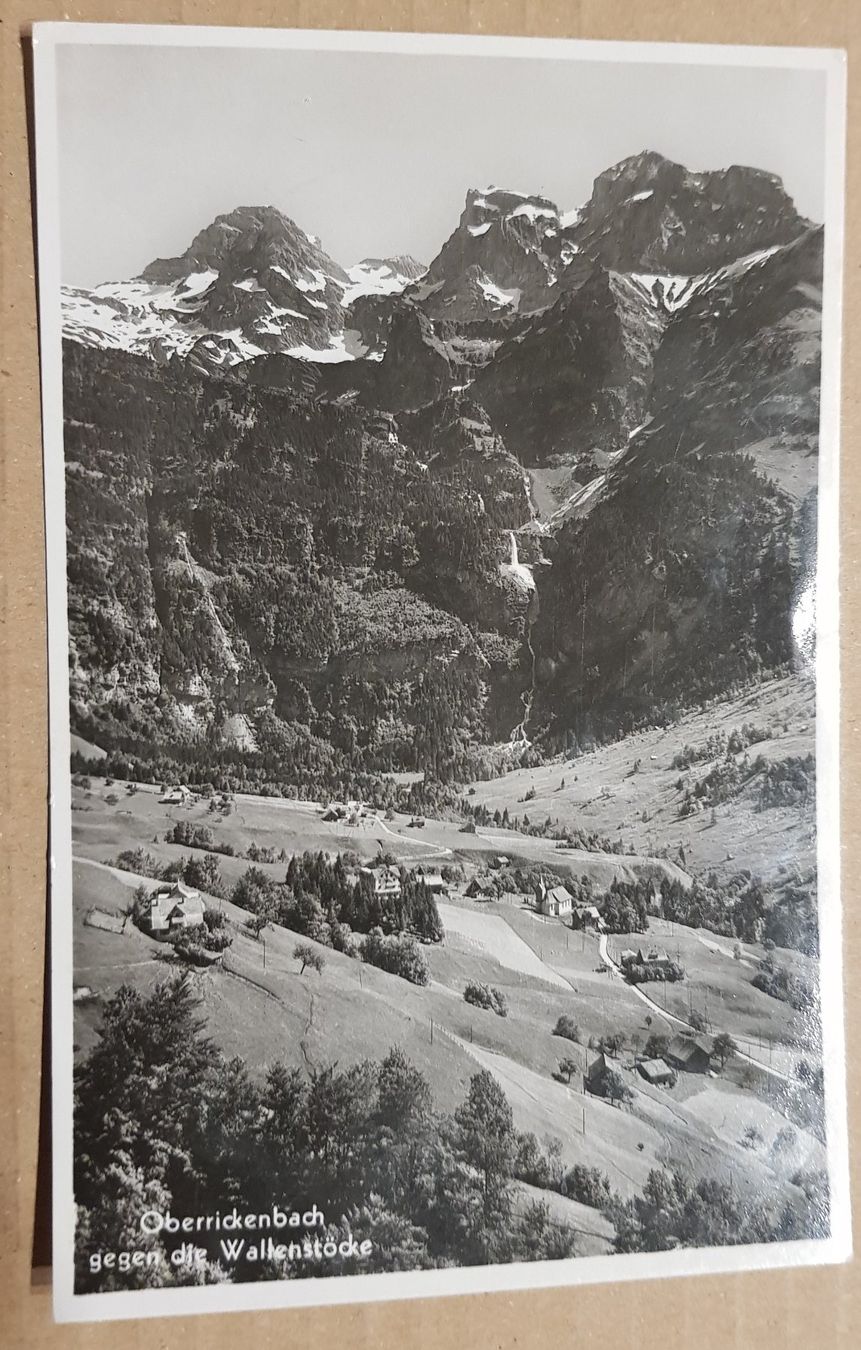 Cartoline postali: Oberrickenbach 1937 – Usato da Melchnau venduto da Fishel