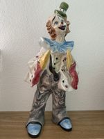 Figur Clown, italienischer Hersteller, handbemalt, Porzellan