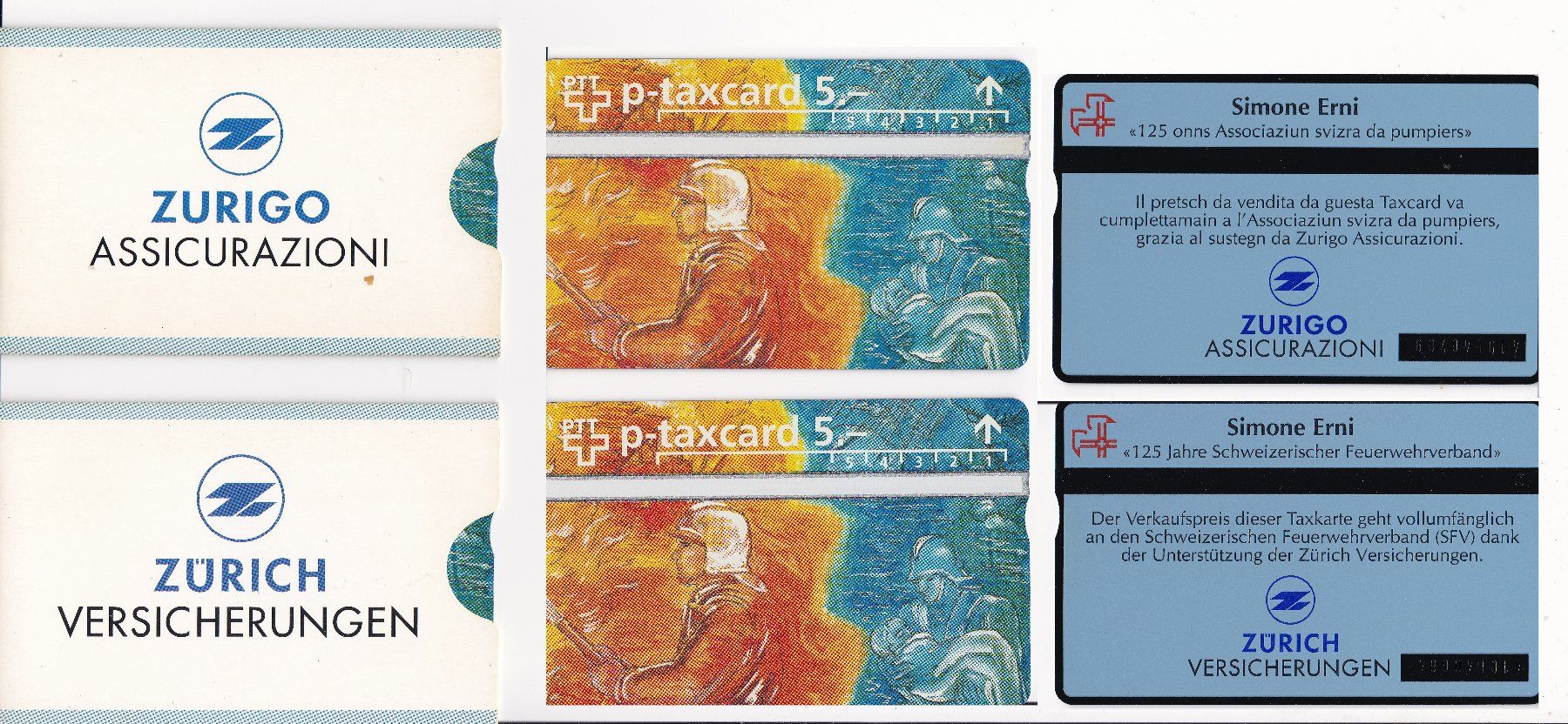 Schede telefoniche: 2 PTT p-taxcards neu – Nuovo e nell'imballaggio originale da Wangen ZH venduto da Jleh