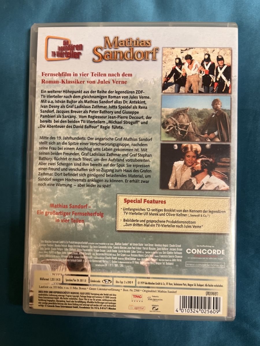 Tutti i DVDs: Mathias Sandorf – Usato da Haslen AI venduto da GOLD73 1