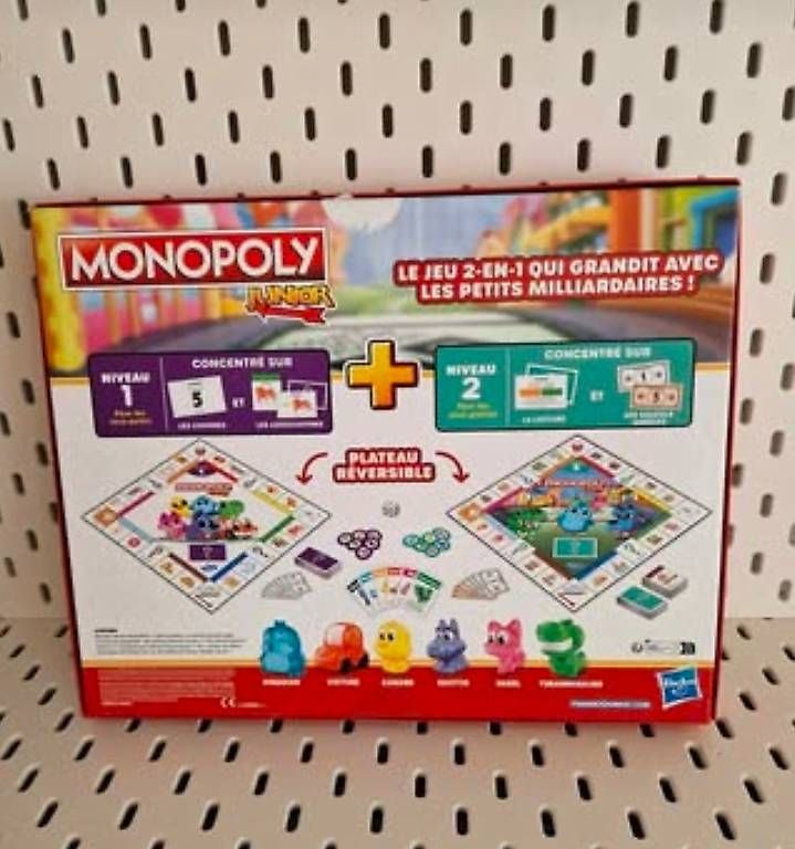 Giochi: Monopoly Junior 2 en 1 en français – Usato da Vevey venduto da lartiste1 2