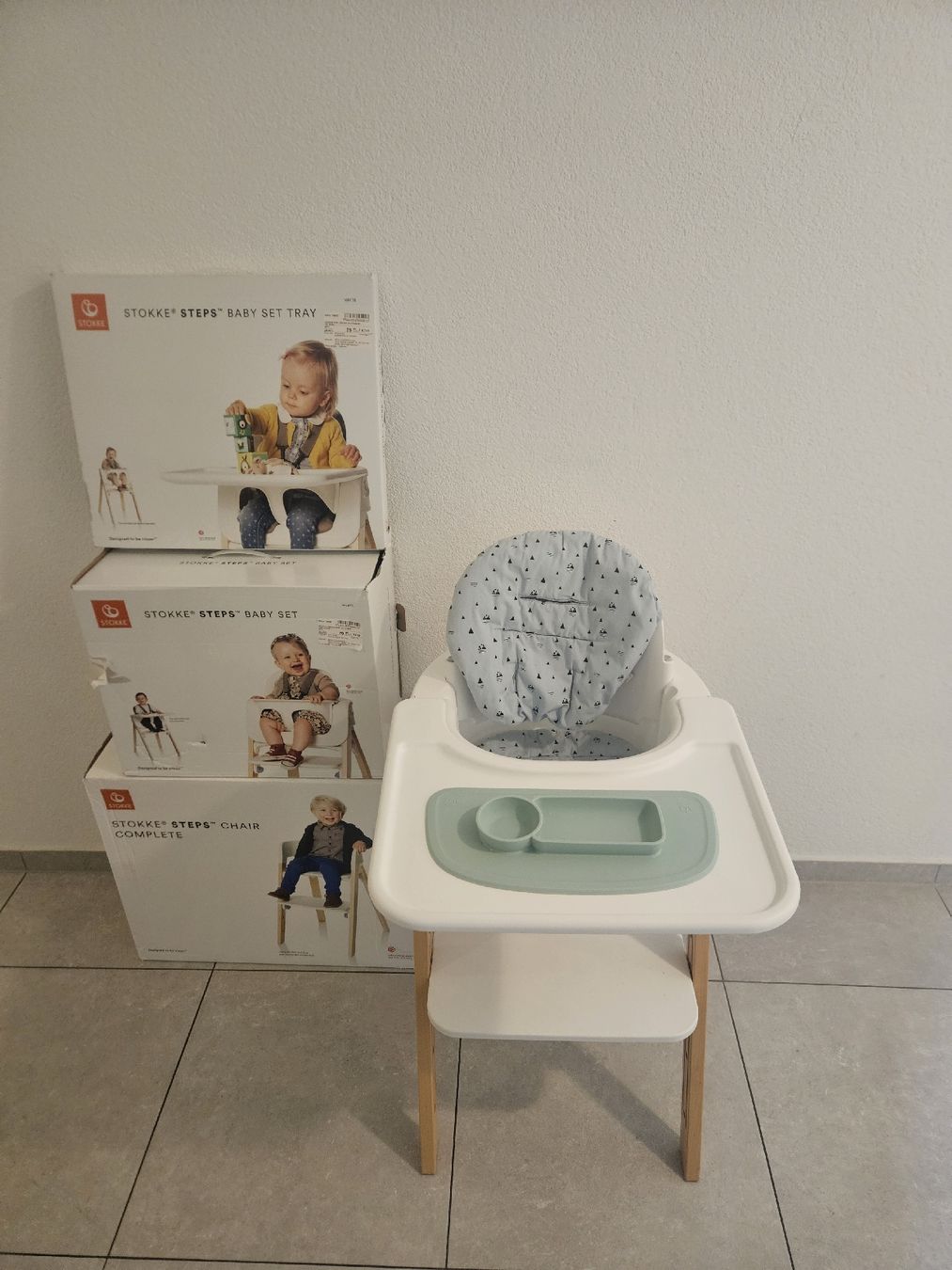 Stokke Seggioloni: Stokke Steps Hochstuhl-Komplettset – Usato da Frauenfeld venduto da NavaDile 2