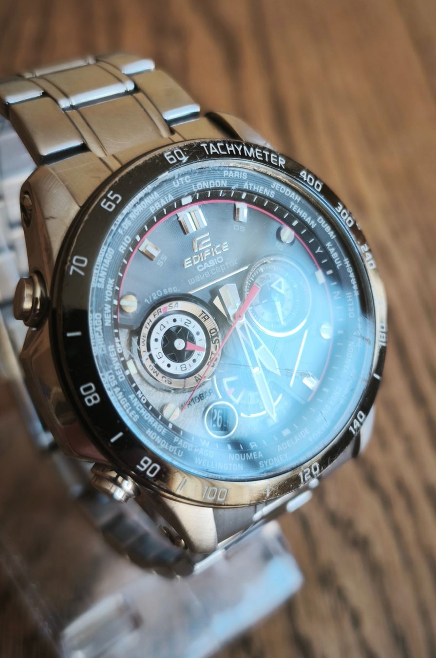 Casio Orologi: Casio Edifice EQW-M1000D Chronograph Multi Band 6 /solar – Usato da Aarau venduto da Blingo01 2