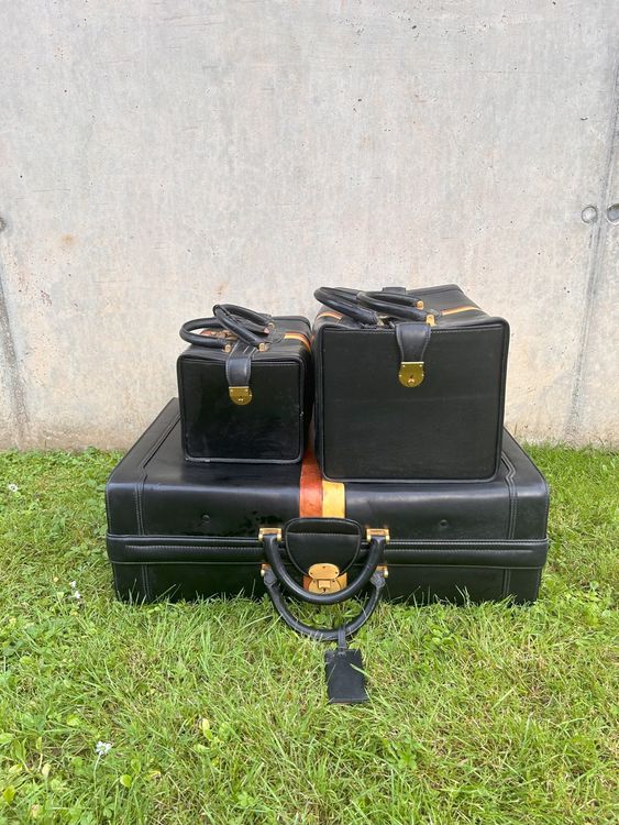 Set Di 3 Valigie Retro Vintage Con Stampa Rosa Floreale - Perfette Per Conservare Ricordi E Regali - Foto 13