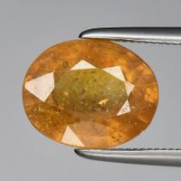 Vrai 2.97ct Natur Saphir orange aus Madagaskar Edelstein