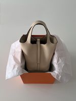 Hermès Picotin 18 nata mit Box  wie neuwertig Full Set