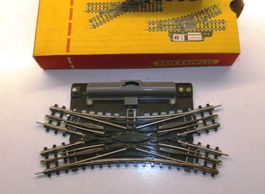 Trix Express 720 Doppel-Kreuzungsweiche H0, elektrisch