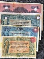 Schweizer Banknoten, 1 Serie, Reproduktion