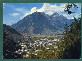 Martigny avec le Grand Chavalard, gelaufen, Grossformat