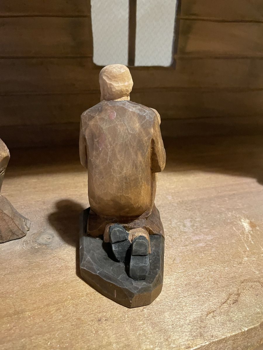 Statuette: Hirte mit Knabe E. Thomann Brienz – Usato da Flawil venduto da Naphtali 2