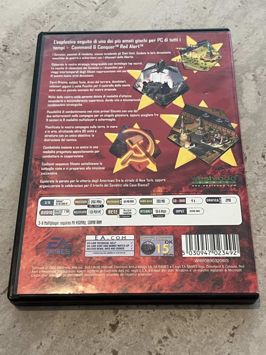 Jeux: Command & Conquer Red Alert 2 PC Komplett 2 CDs Italienisch  – D'occasion à Muralto par dan_pf8r 1