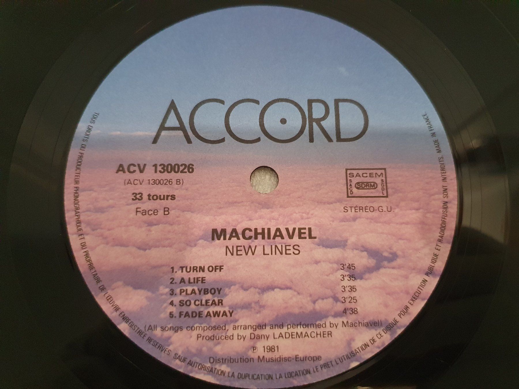 Schallplatten: Machiavel – New Lines – Gebraucht aus Uster von Vinyl-Leidenschaft 8