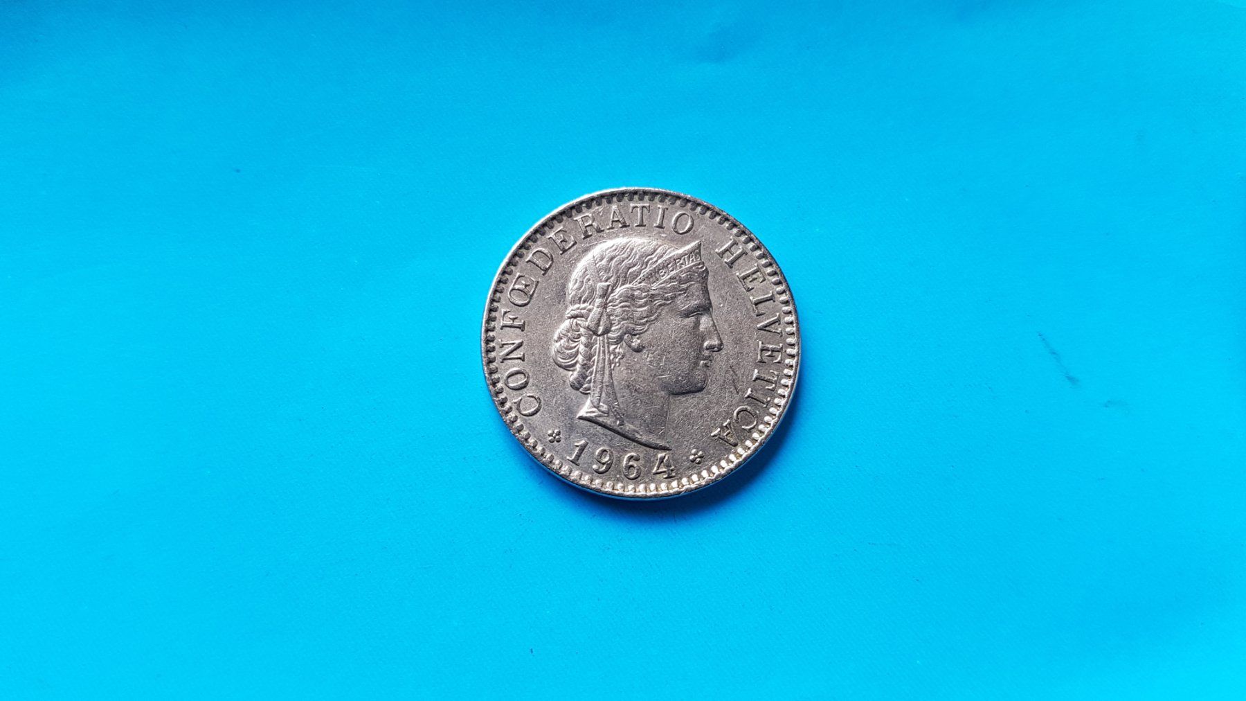 Tutti le monete: CH 20 Rappen - 1964 – Usato da Reinach BL venduto da Dexy62