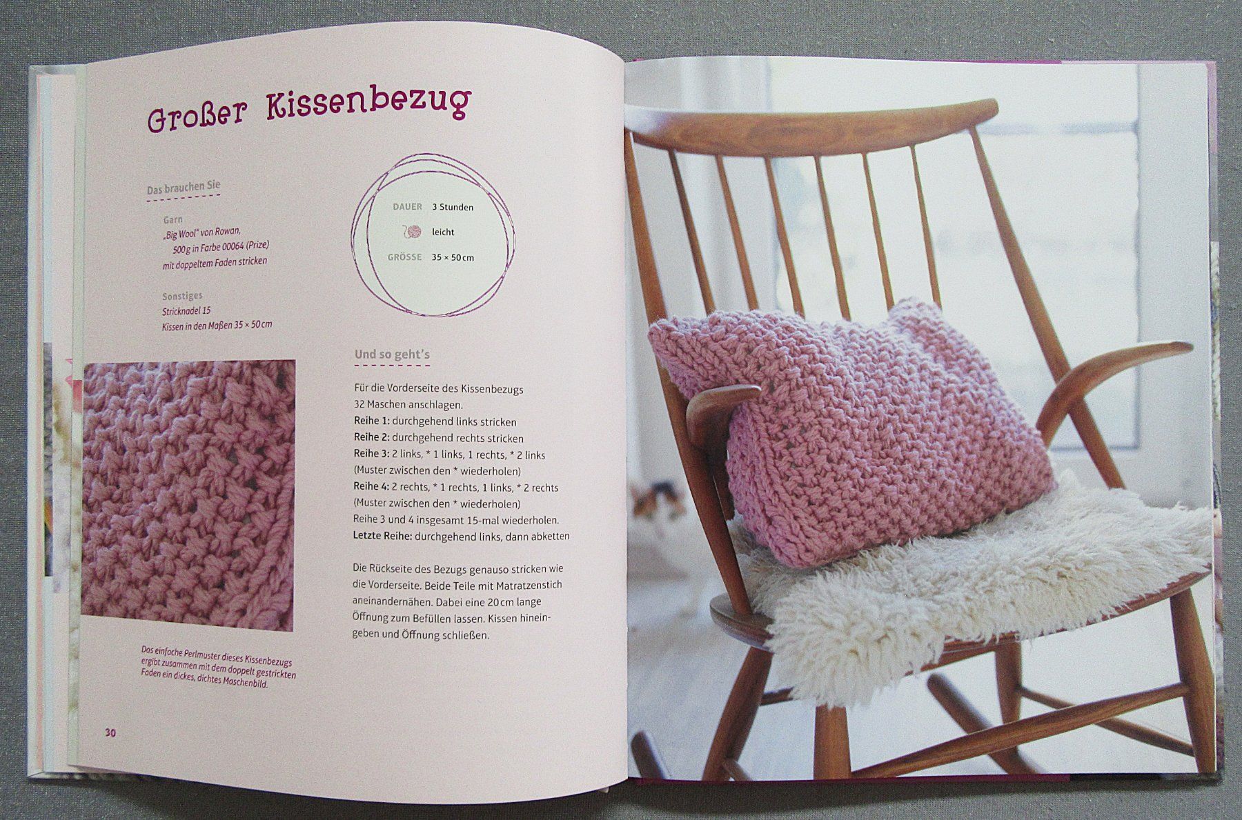 Livres: Grosse Maschen - Ruckzuck gestrickt oder gehäkelt – D'occasion à Auenstein par Padabimbim 3