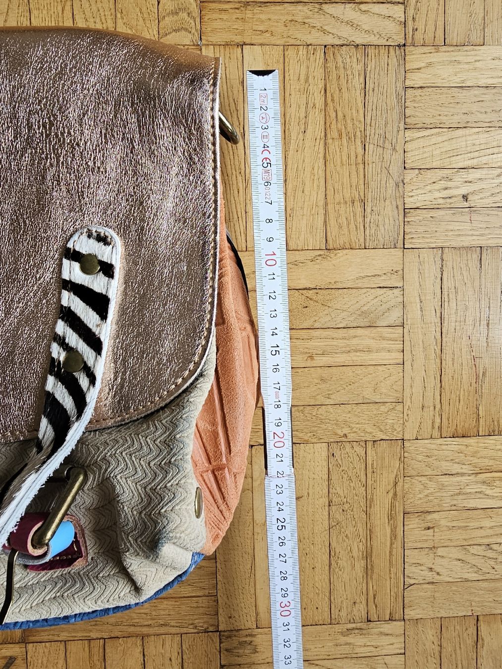 Sacs: Boho Vintage Leder Handtasche – Neuf (Voir description) à Zürich par Ada2 3