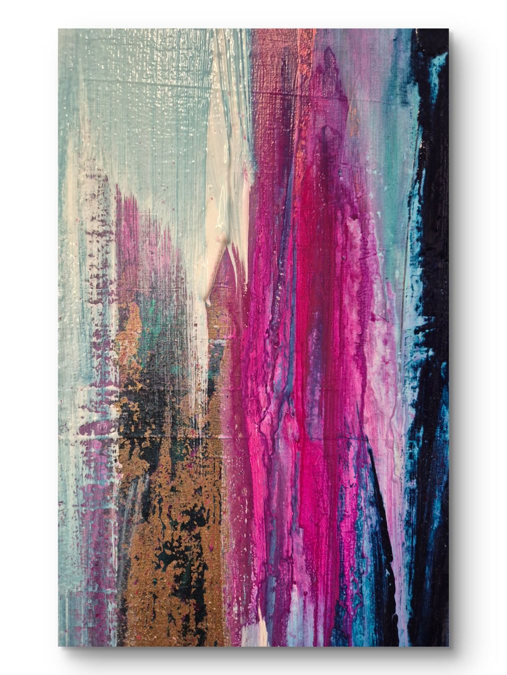 Foto & Immagini: Abstraktes Bild 80x80x3cm ohne schw. Rahmen – Nuovo (secondo la descrizione) da Urdorf venduto da Contra8 3
