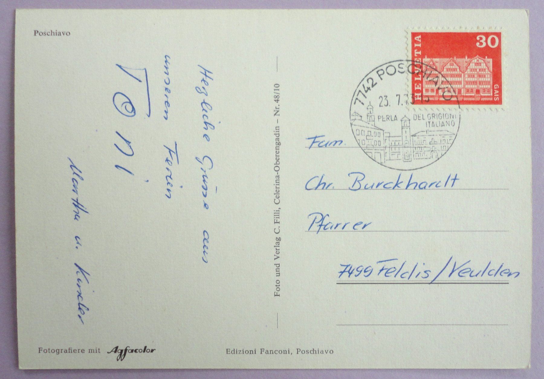Cartes postales: Poschiavo – D'occasion à Fétigny par Billy2miny 1