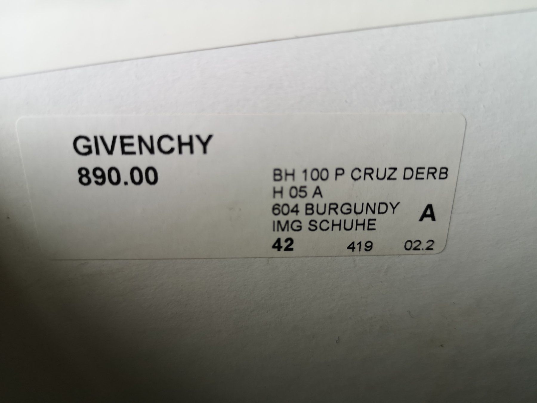 Givenchy Herrenschuhe: Lederschuh Givenchy  Herren Grösse 42 – Neu (gemäss Beschreibung) aus Zürich von Gemi 1