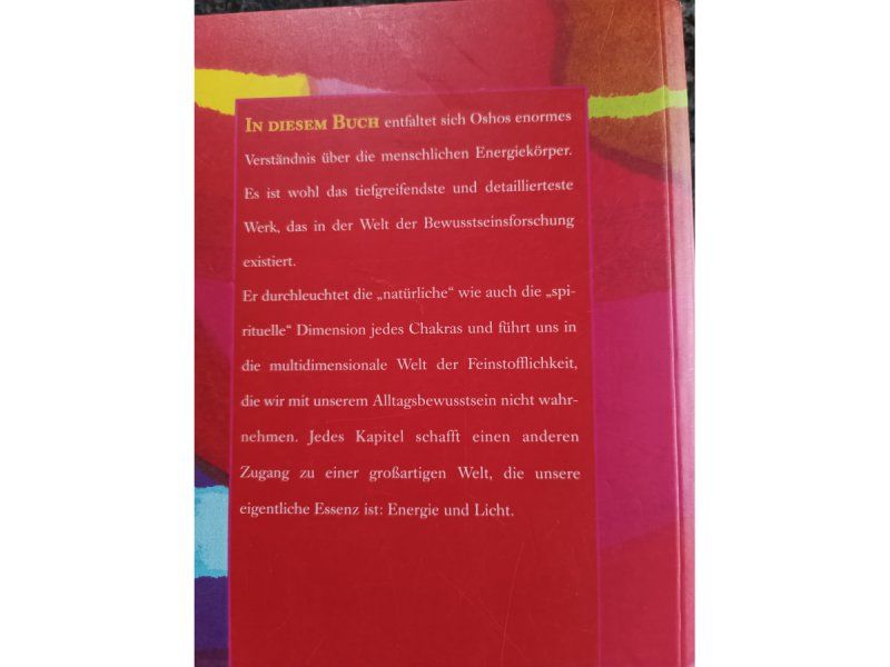 Libri: Das Chakra Buch   neu – Nuovo (secondo la descrizione) da Bätterkinden venduto da Elefantenzoo 1