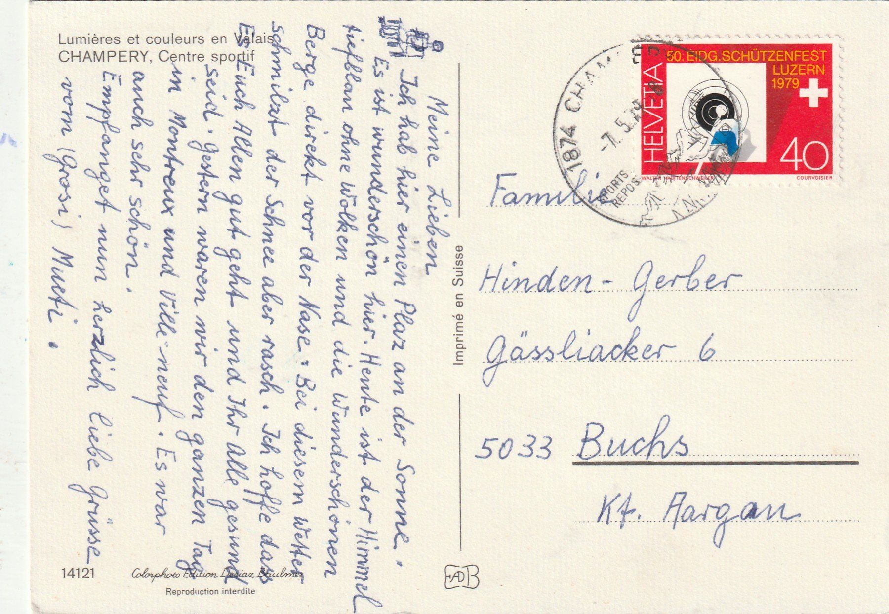 Cartes postales: Champex – D'occasion à Lumbrein par made02 1