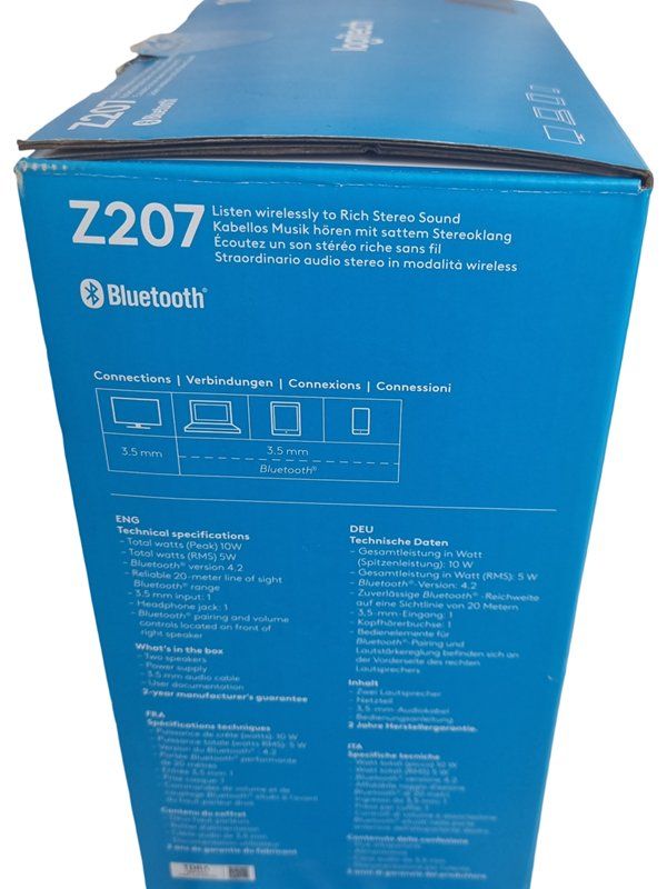 Logitech Casse acustiche: LOGITECH Z207 Lautsprecher – Usato da Wangen b. Olten venduto da Restwert_Wangen 3