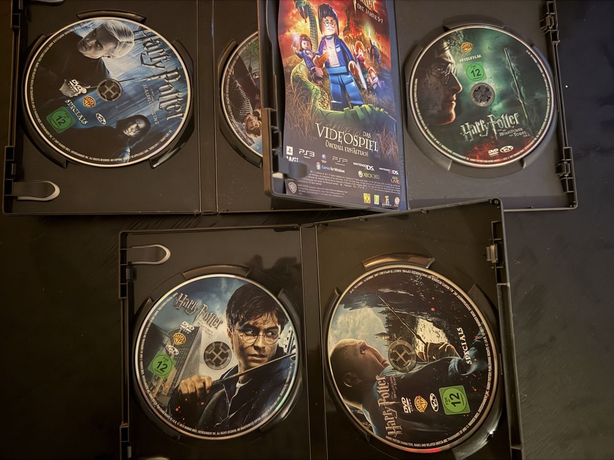 Tutti i DVDs: Harry Potter DVD Box Set 7 Filme gute Sammlung – Usato da Lausen venduto da EisAmStiel94 5