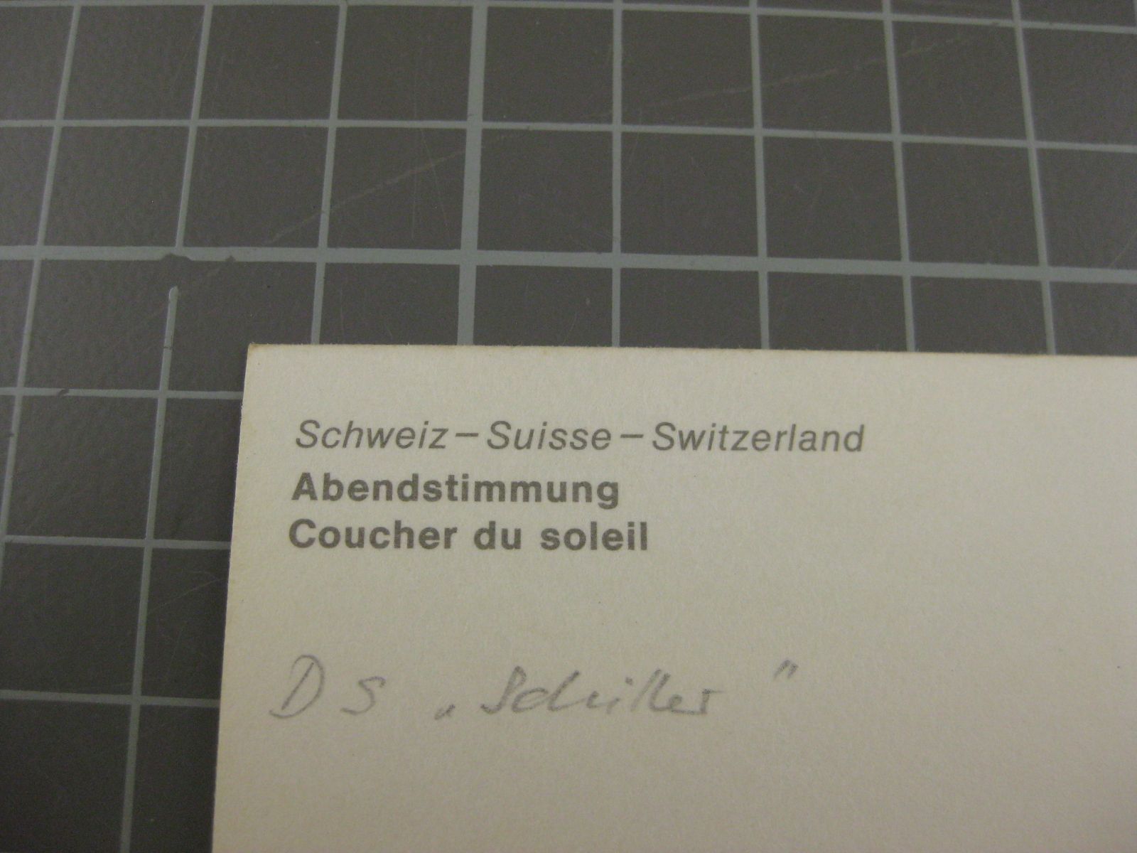 Cartoline postali: Dampfschiff Schiller – Usato da Malters venduto da Marosko 2
