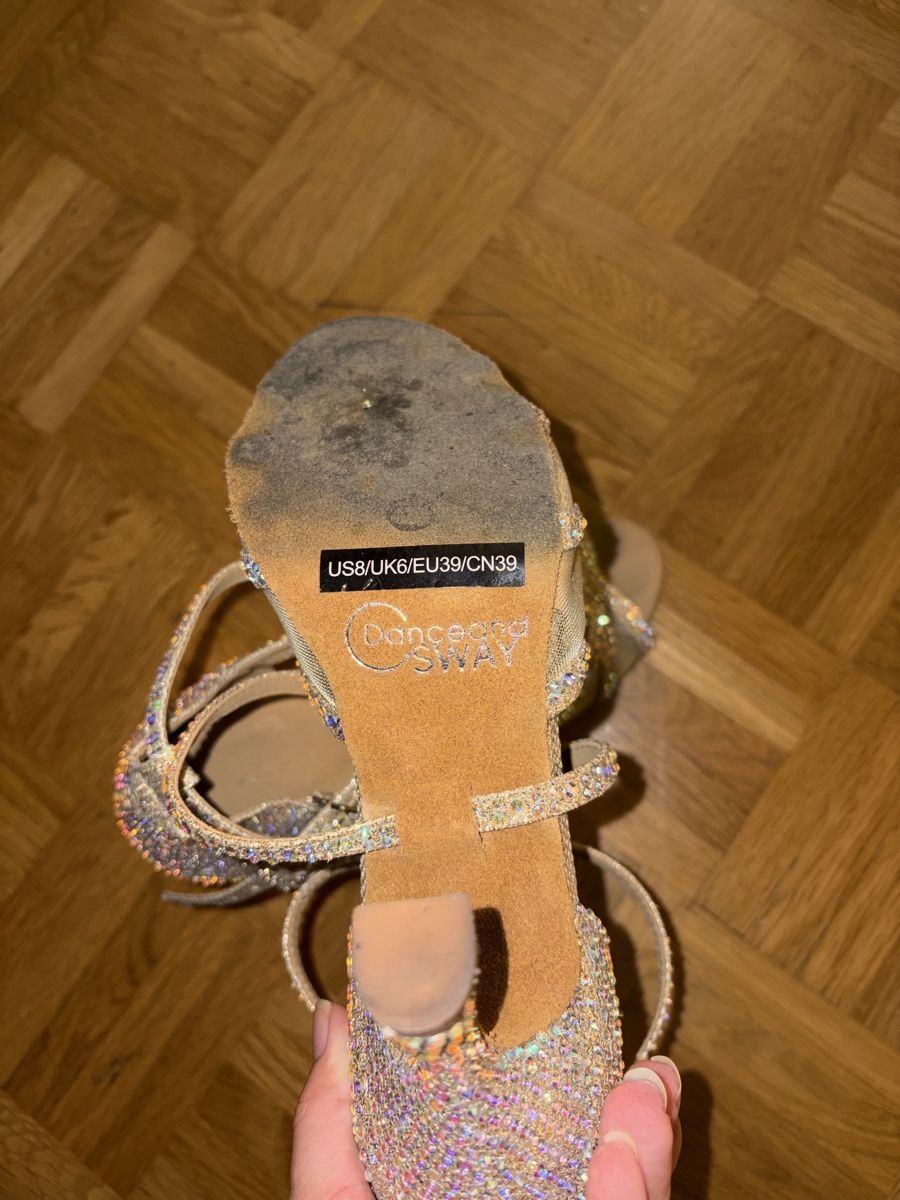 Damenschuhe: Tanzschuhe Gr 39 Strasssteine – Gebraucht aus Kloten von jasminverkauft 5