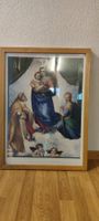 Kunstdruck "Sixtinische Madonna" mit Rahmen