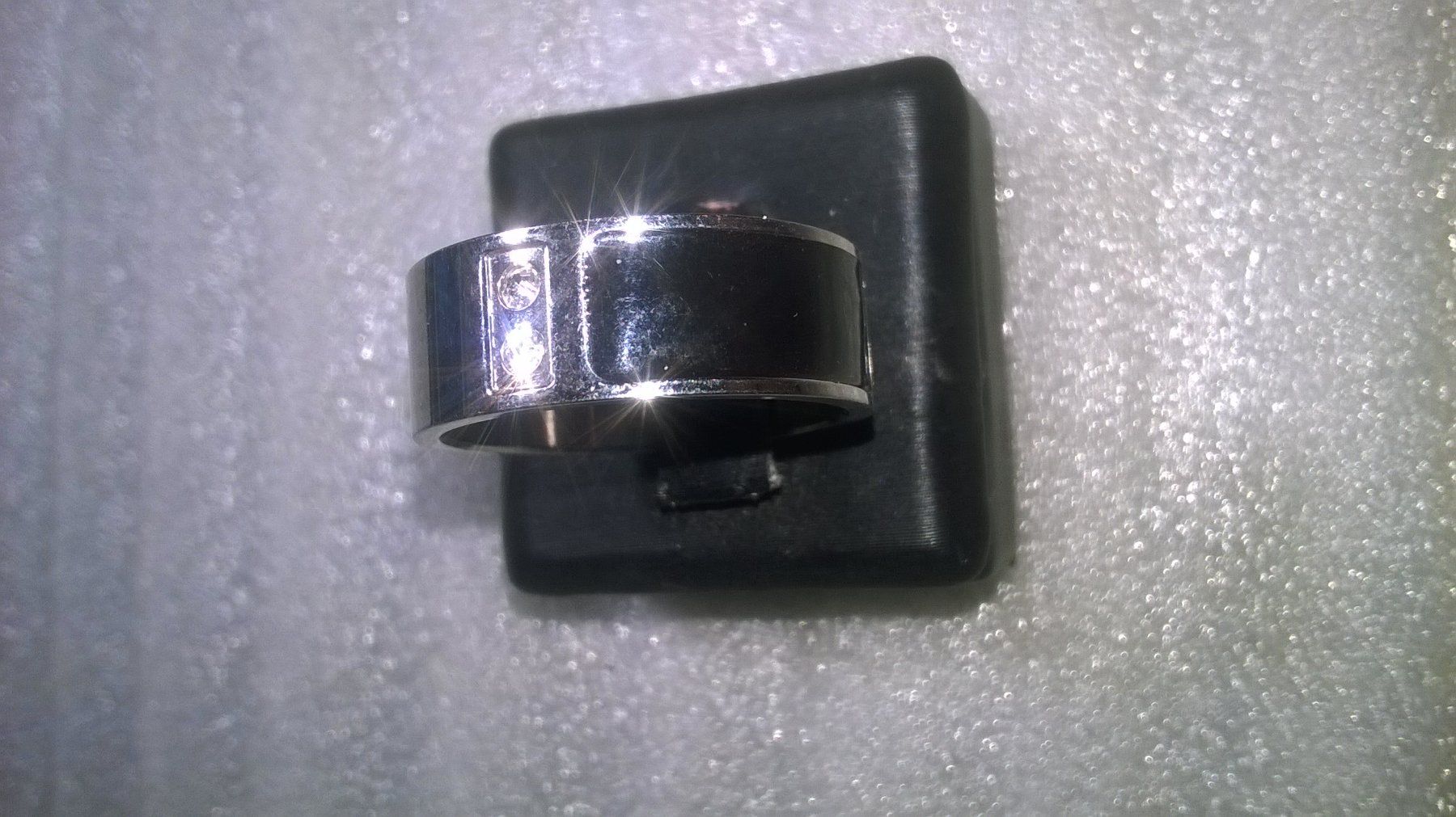Bagues: ring edelsthal,,,mit krystall ,,matte und glanzig – Neuf (Voir description) à Basel par bijoutrie_4 1